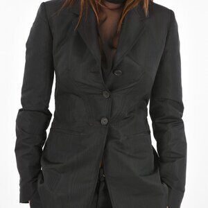 RAW G Star 3 Button Charcoal Black Blazer